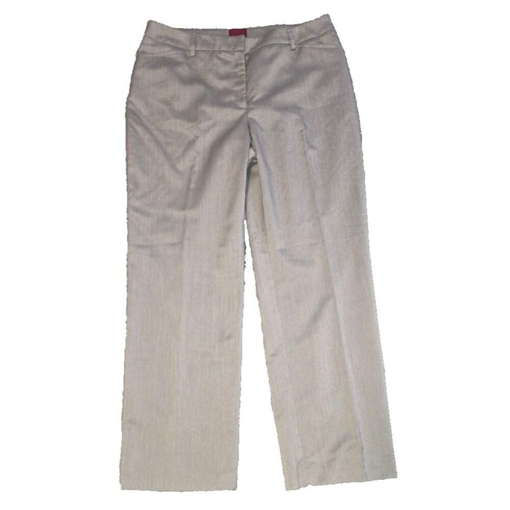 212 Collection Natural Fit Size 14P 14 Petite Taupe Brown Machine Wash